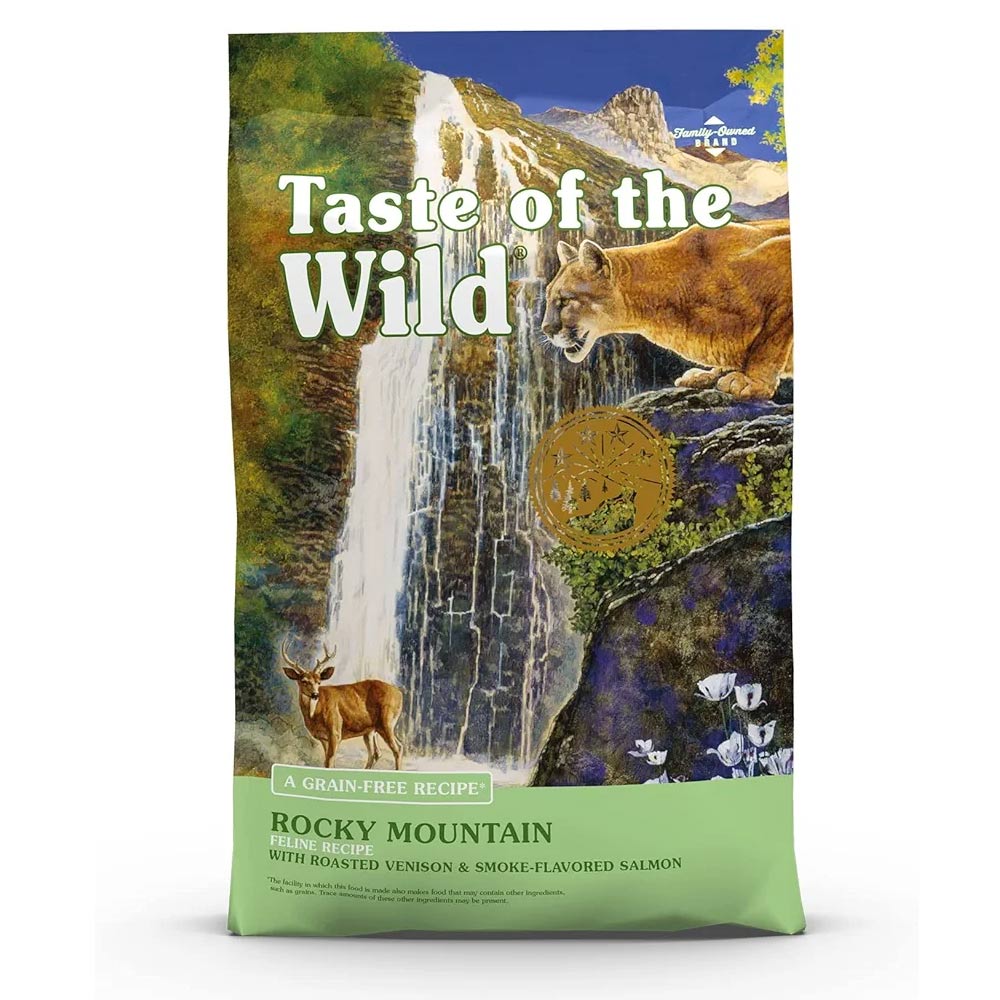 غذای خشک گربه  rockymountain برند Taste of the wild (فله زیپ کیپ)